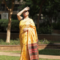 Golden Ember - Tussar X Mulberry Silk