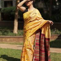 Golden Ember - Tussar X Mulberry Silk