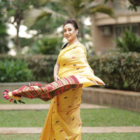 Golden Ember - Tussar X Mulberry Silk