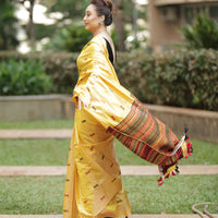 Golden Ember - Tussar X Mulberry Silk