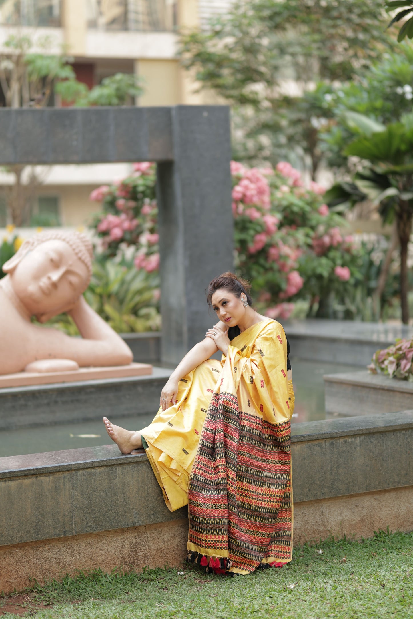 Golden Ember - Tussar X Mulberry Silk