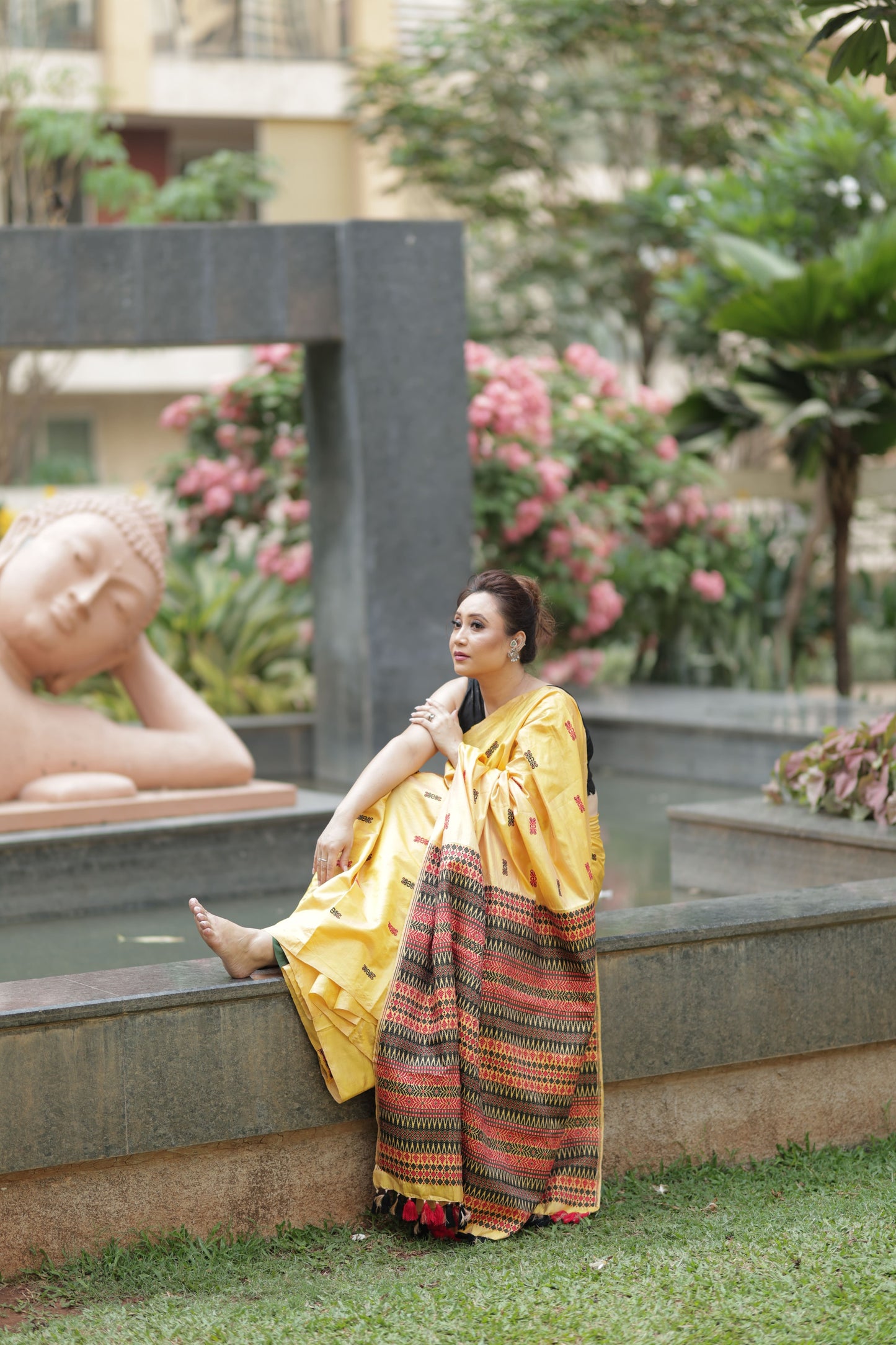 Golden Ember - Tussar X Mulberry Silk