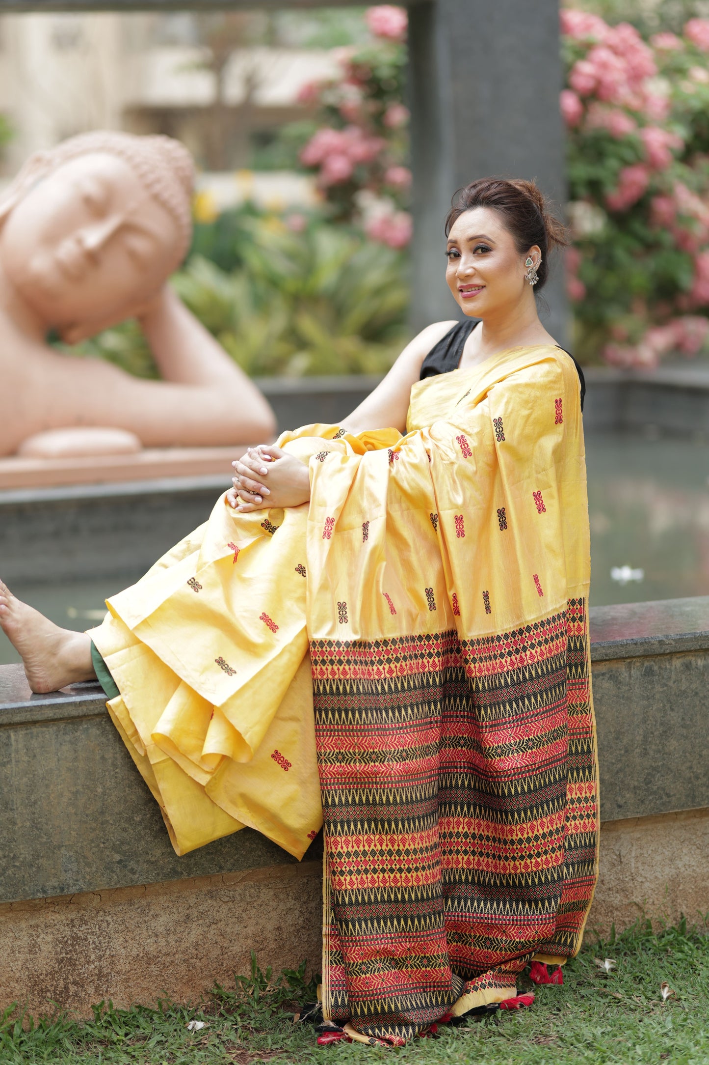 Golden Ember - Tussar X Mulberry Silk