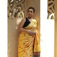 Golden Ember - Tussar X Mulberry Silk