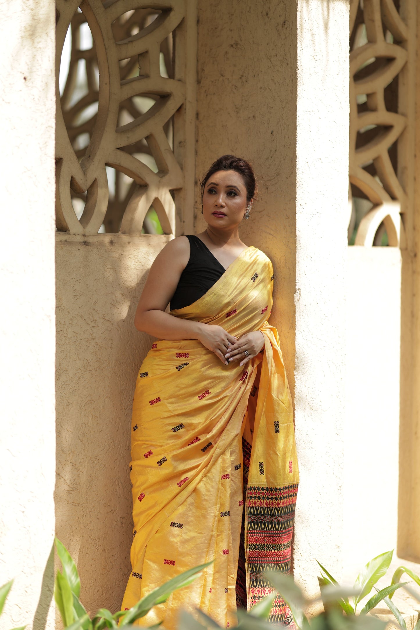 Golden Ember - Tussar X Mulberry Silk