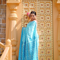 Heavenly Sky Blue - Pure Mulberry Silk