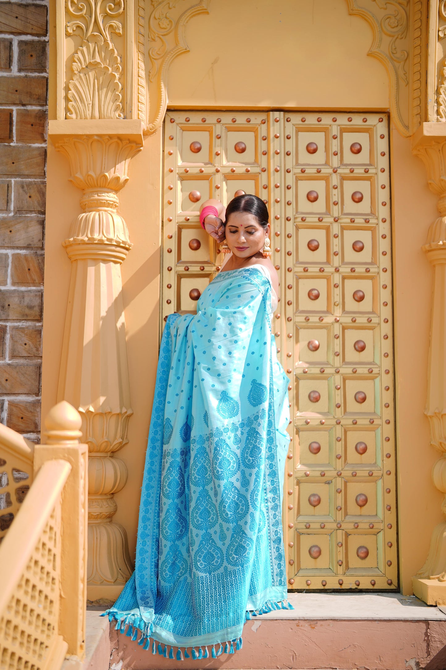 Heavenly Sky Blue - Pure Mulberry Silk