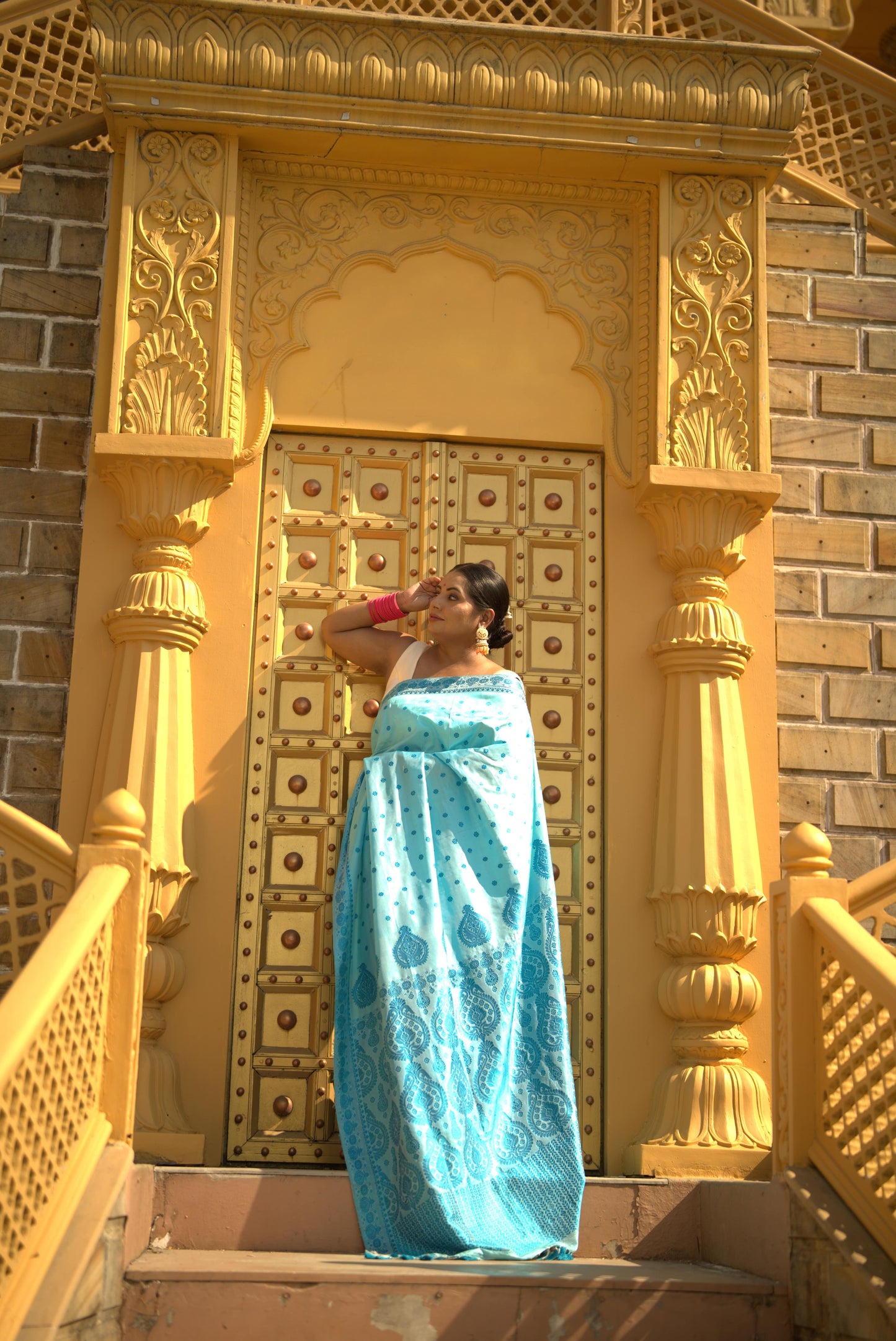 Heavenly Sky Blue - Pure Mulberry Silk