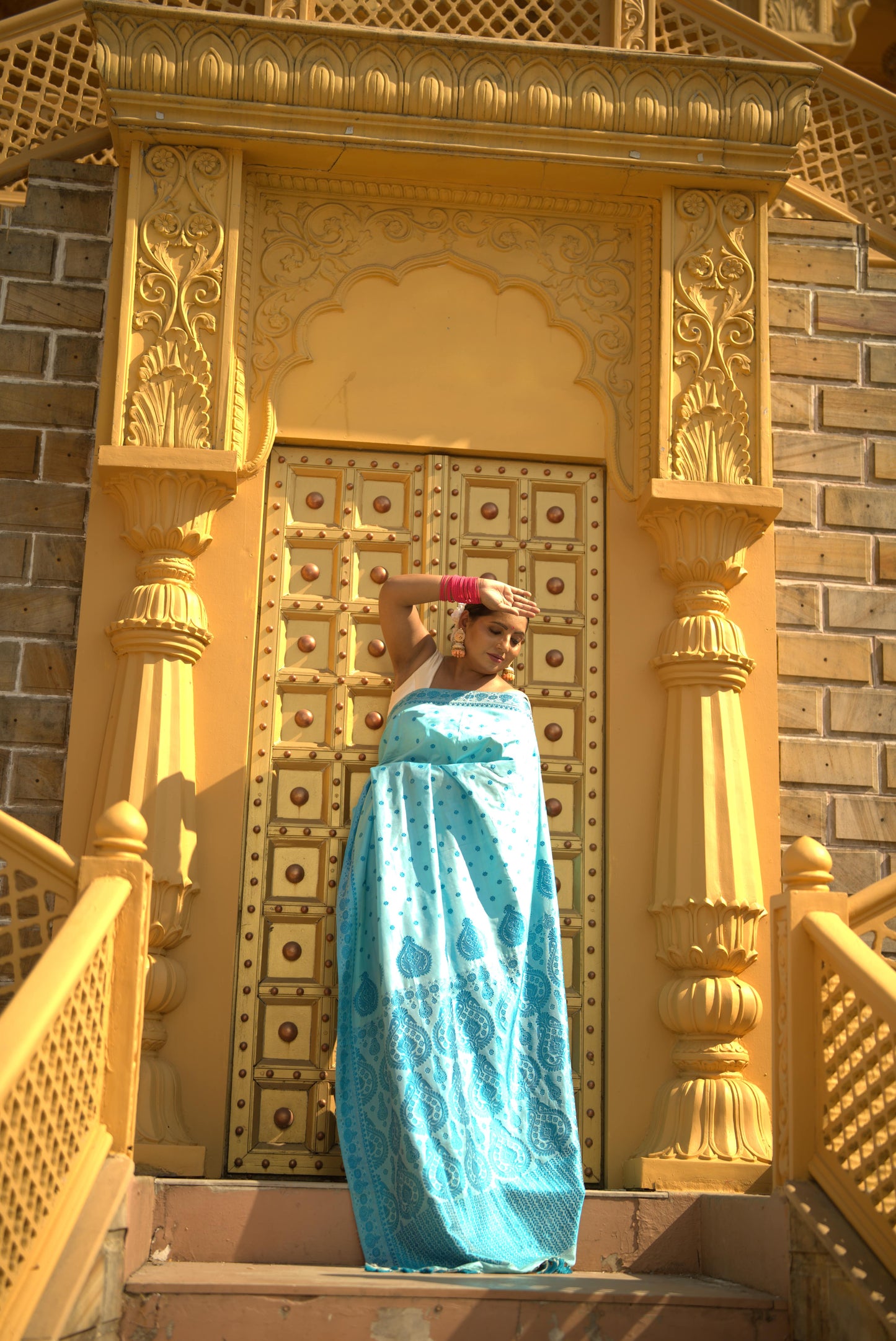 Heavenly Sky Blue - Pure Mulberry Silk