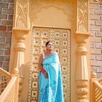 Heavenly Sky Blue - Pure Mulberry Silk