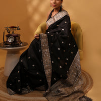 Mulberry Silk in Midnight Black