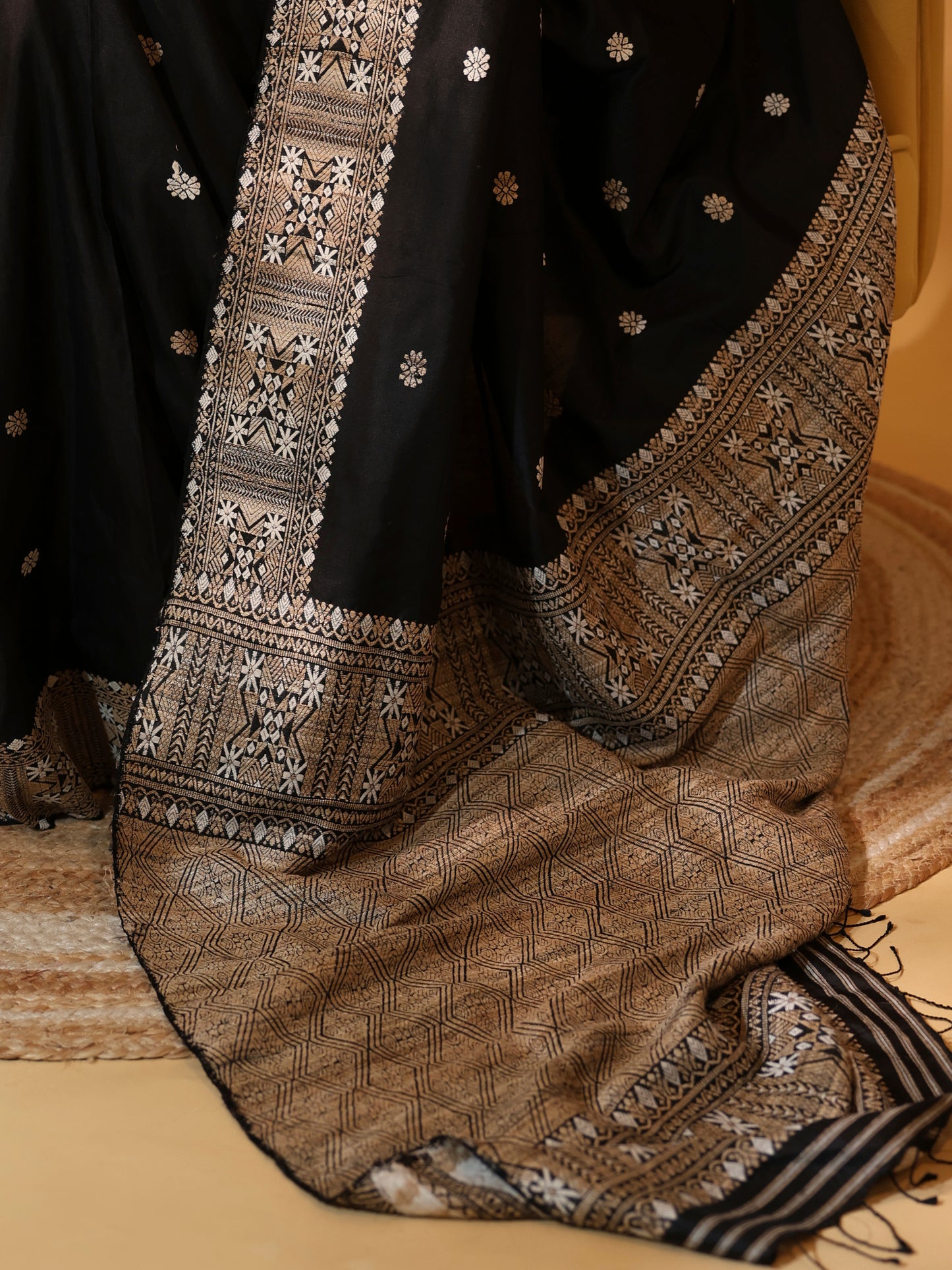 Mulberry Silk in Midnight Black