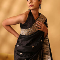 Mulberry Silk in Midnight Black